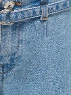 KOGFREE Średnia talia Krój wide leg Jeans