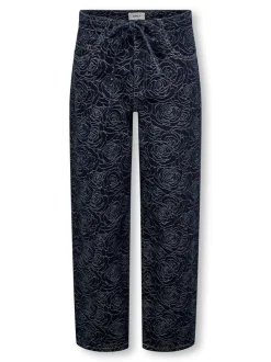KOGGIANNA Średnia talia Krój prosty Do kostek Jeans
