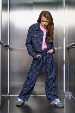 KOGGIANNA Średnia talia Krój prosty Do kostek Jeans