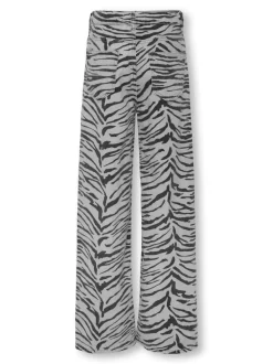 KOGHOPE Wysoka talia Krój wide leg Jeans