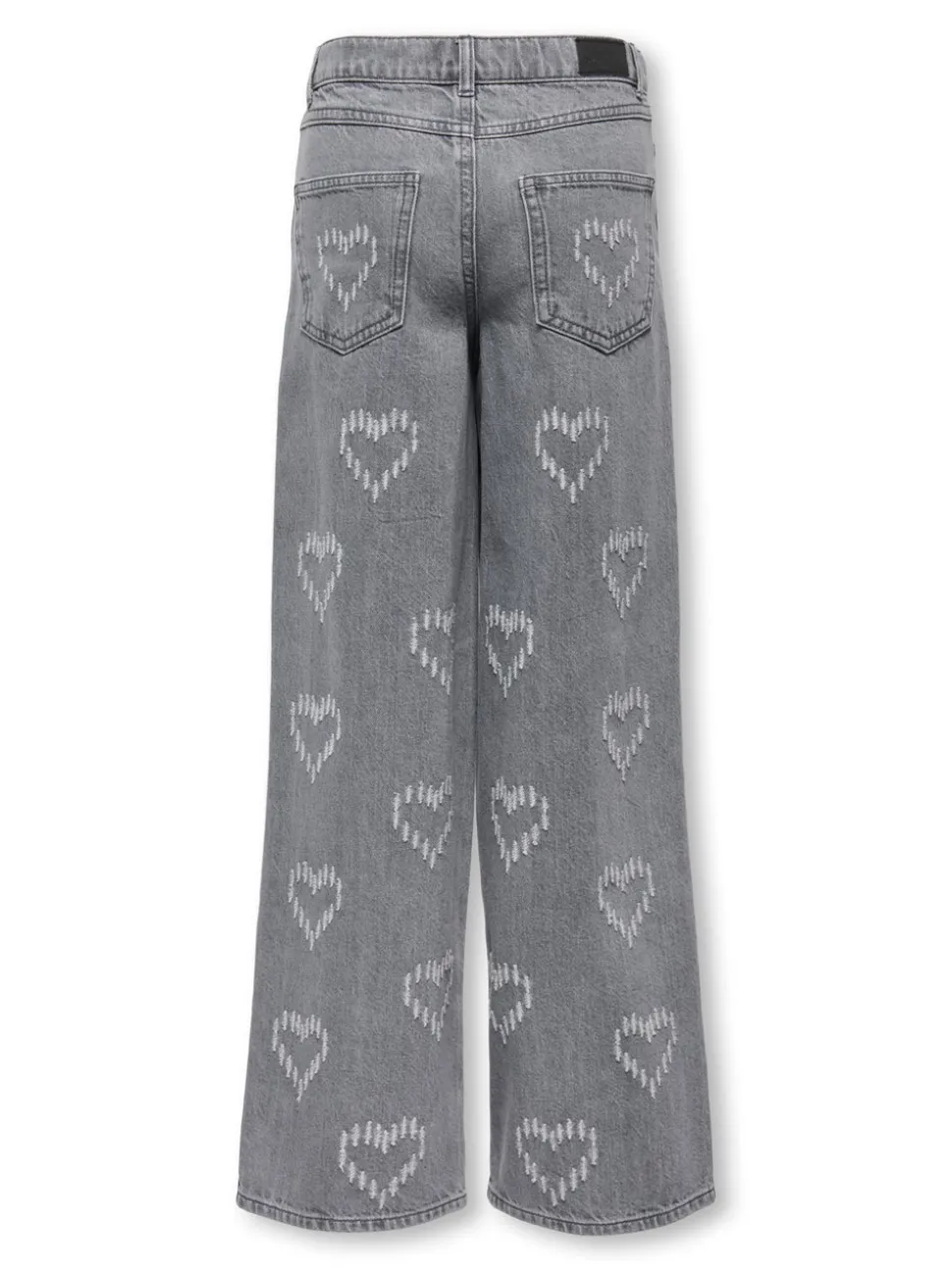 KOGLUMI Wysoka talia Krój wide leg Jeans
