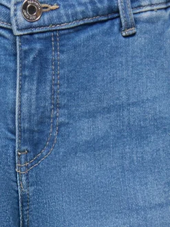 KOGNEW Średnia talia Krój wide leg Jeans