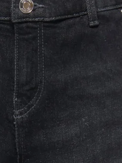 KOGNEW Średnia talia Krój wide leg Jeans