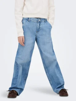 KOGPALMA Średnia talia Krój wide leg Jeans