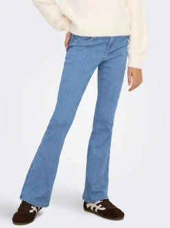 KOGRAIN Średnia talia Krój flared Jeans