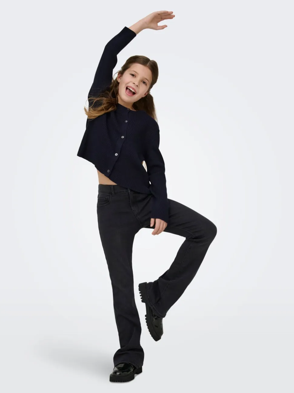 KOGRAIN Średnia talia Krój skinny Jeans