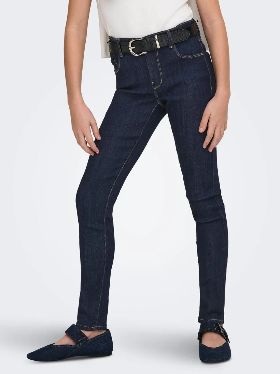 KOGRAIN Wysoka talia Krój skinny Jeans