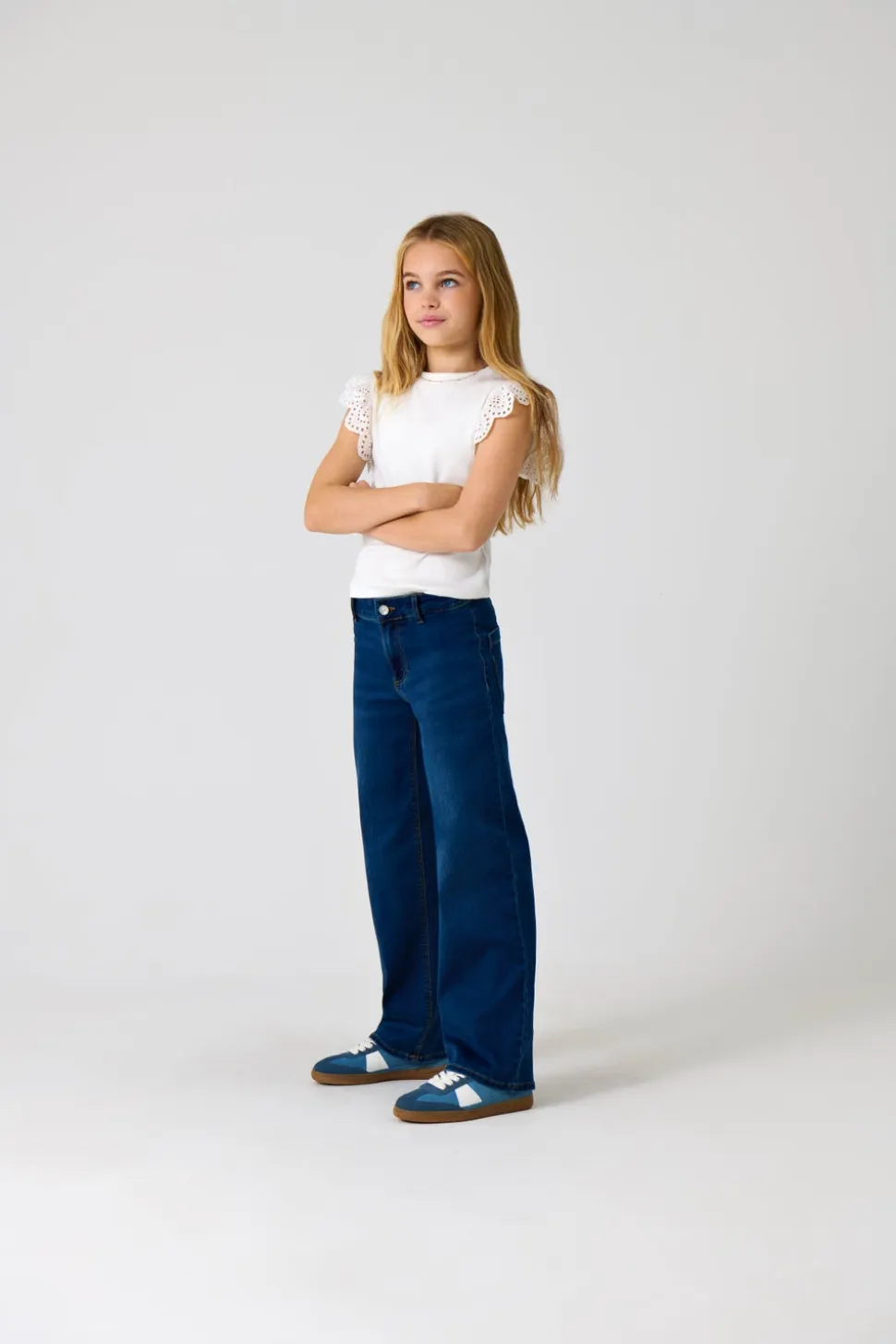 KOGSYLVIE Krój wide leg Jeans
