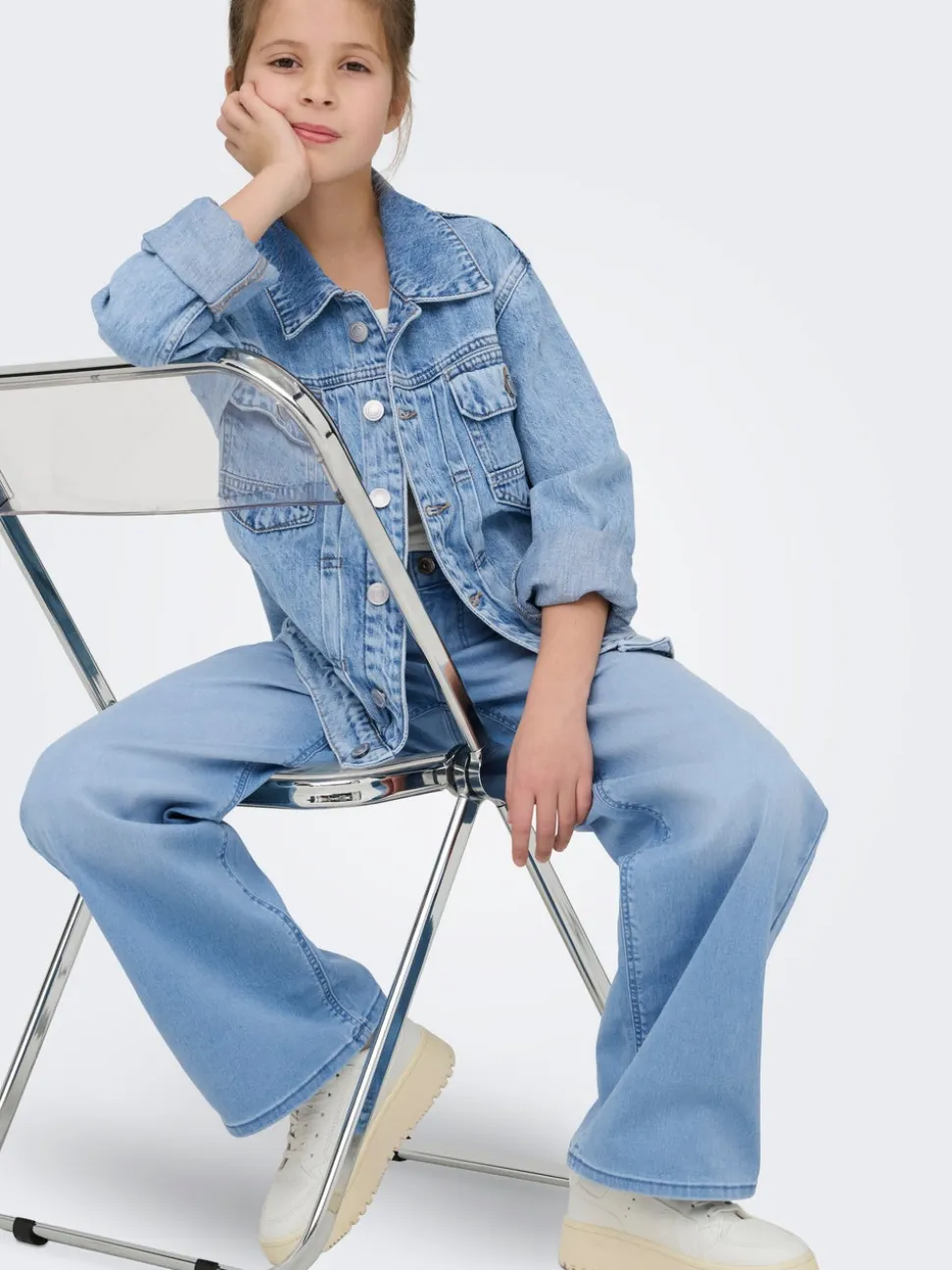 KOGSYLVIE Krój wide leg Jeans