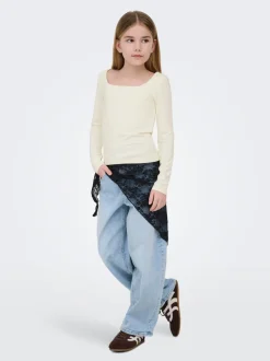 KOGTAMY Krój baryłkowaty Jeans