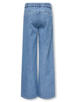 KOGYASMIN Średnia talia Krój wide leg Jeans