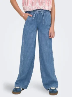 KOGYASMIN Średnia talia Krój wide leg Jeans