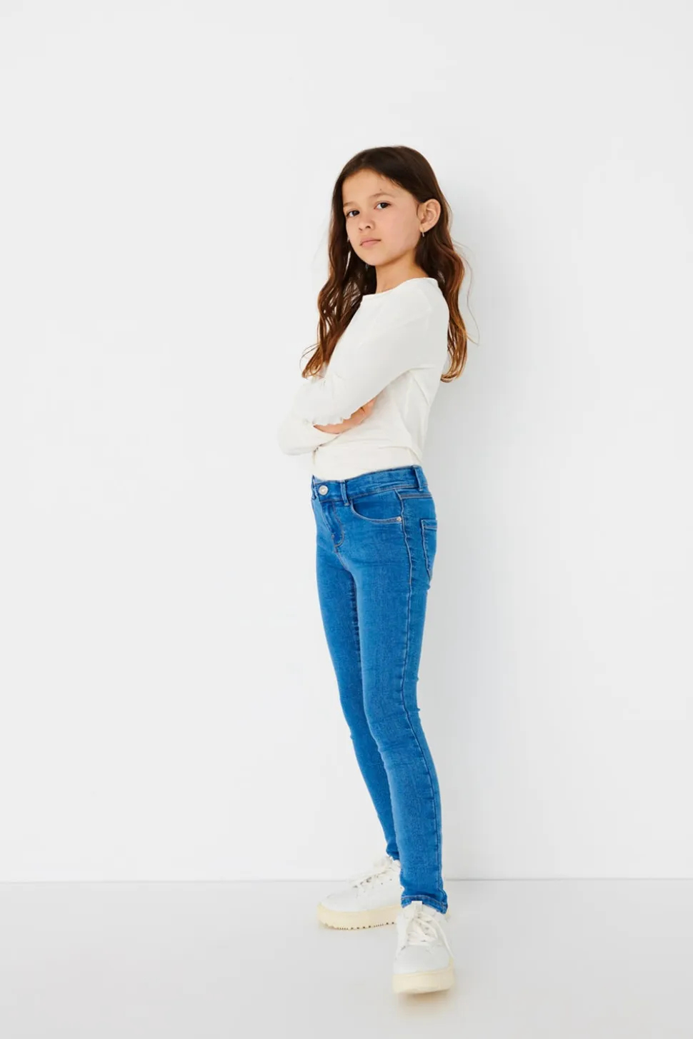 KONRAIN Średnia talia Krój skinny Jeans