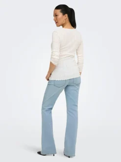 OLMBLUSH Krój flared Jeans