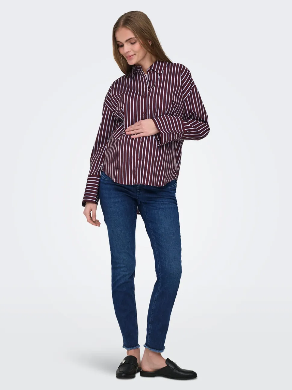 OLMBLUSH Krój skinny Do kostek Jeans