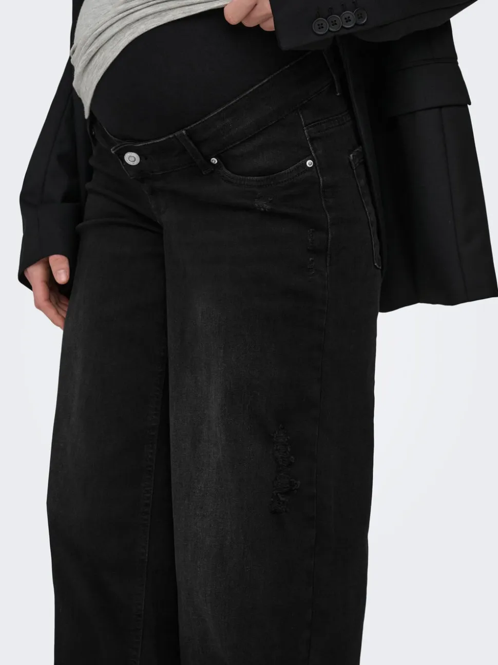 OLMBLUSH Krój wide leg Jeans