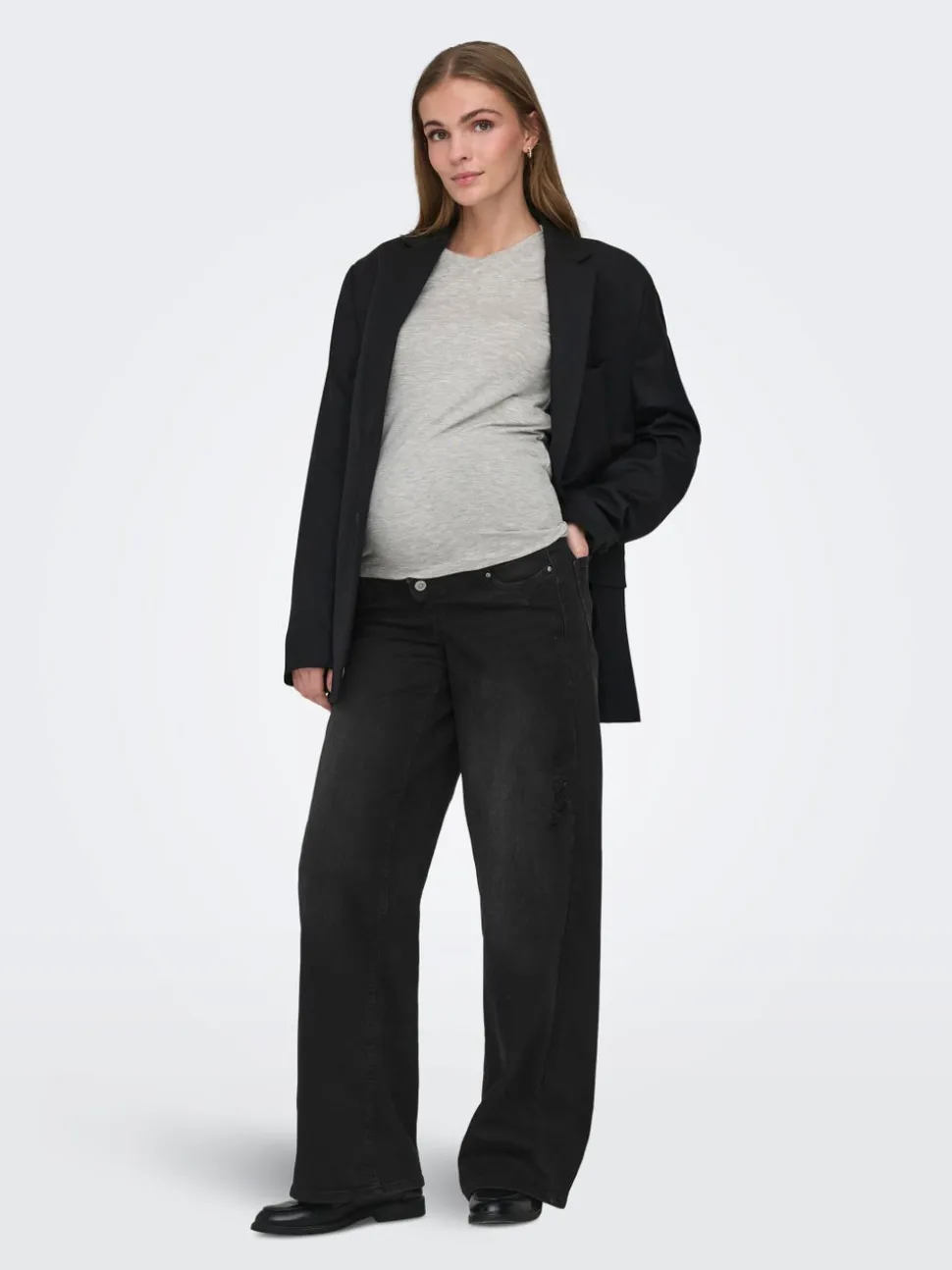 OLMBLUSH Krój wide leg Jeans