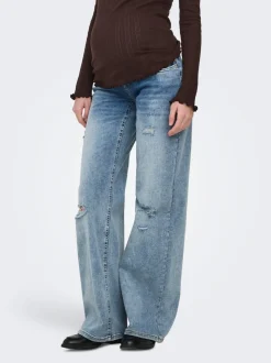OLMBLUSH Krój wide leg Jeans