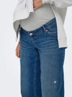 OLMBLUSH Krój wide leg Jeans