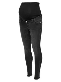 OLMBLUSH Średnia talia Krój skinny Do kostek Jeans