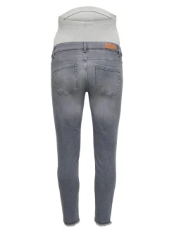 OLMBLUSH Średnia talia Krój skinny Do kostek Jeans