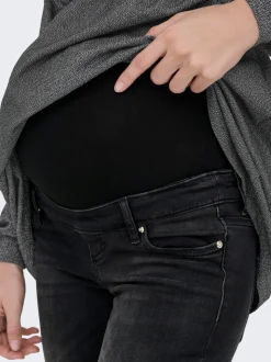 OLMBLUSH Średnia talia Krój flared Jeans