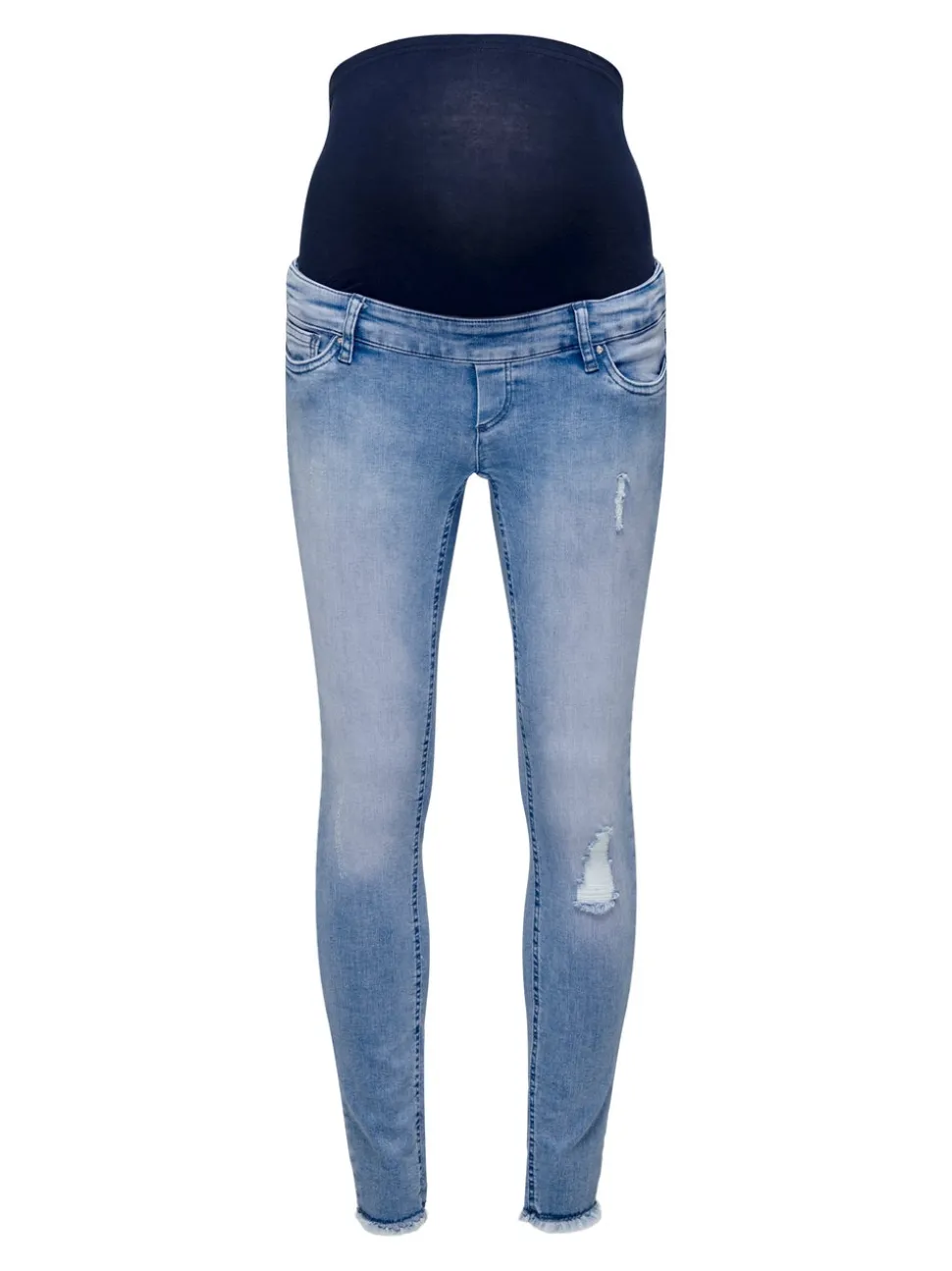 OLMBLUSH Średnia talia Krój skinny Do kostek Jeans