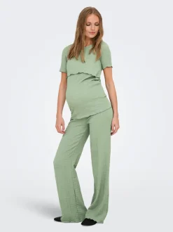 OLMCALIA Krój wide leg Spodnie