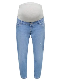 OLMCATWALK Wysoka talia Krój mom Do kostek Jeans