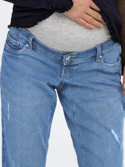 OLMCATWALK Wysoka talia Krój mom Do kostek Jeans
