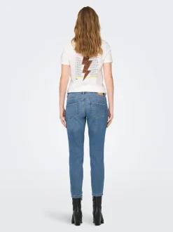 OLMCATWALK Wysoka talia Krój mom Do kostek Jeans