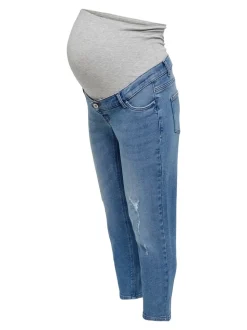 OLMCATWALK Wysoka talia Krój mom Do kostek Jeans
