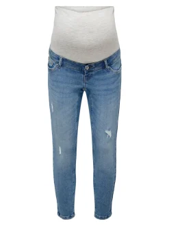 OLMCATWALK Wysoka talia Krój mom Do kostek Jeans