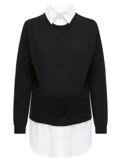 OLMPAYSON Sweter wkładany przez głowę