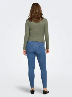 OLMRAIN Średnia talia Krój skinny Jeans