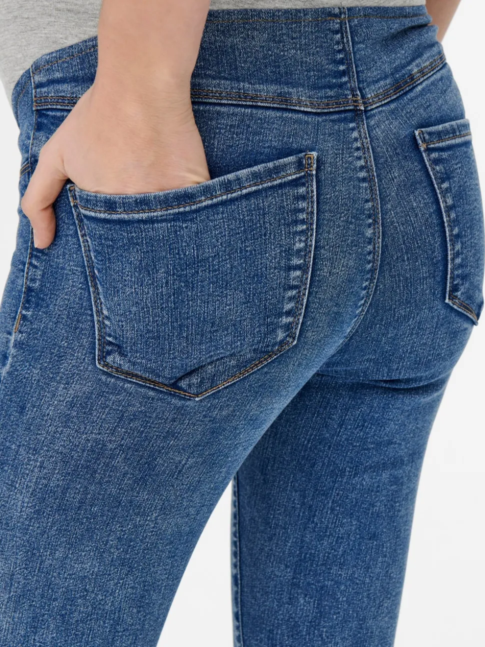 OLMRAIN Średnia talia Krój skinny Jeans