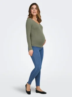 OLMRAIN Średnia talia Krój skinny Jeans