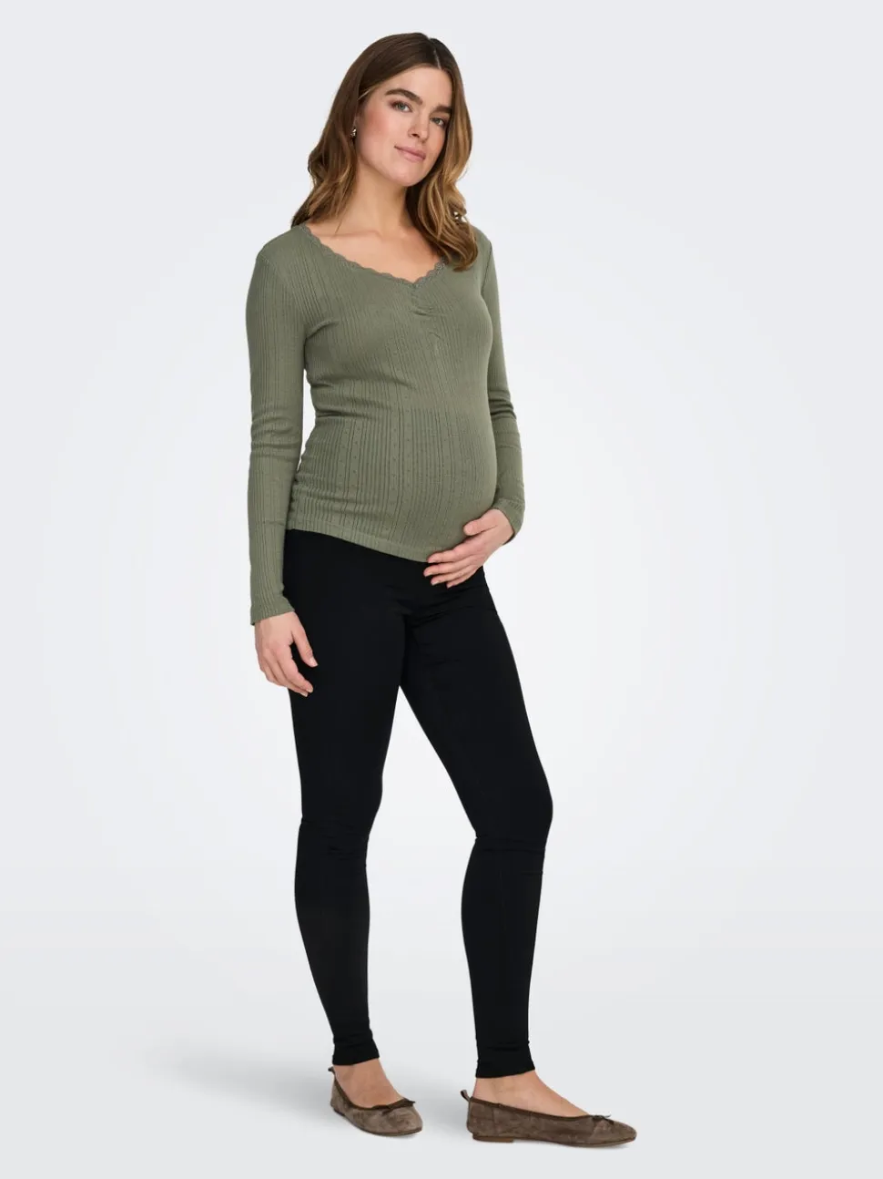 OLMRAIN Średnia talia Krój skinny Jeans