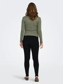 OLMRAIN Średnia talia Krój skinny Jeans