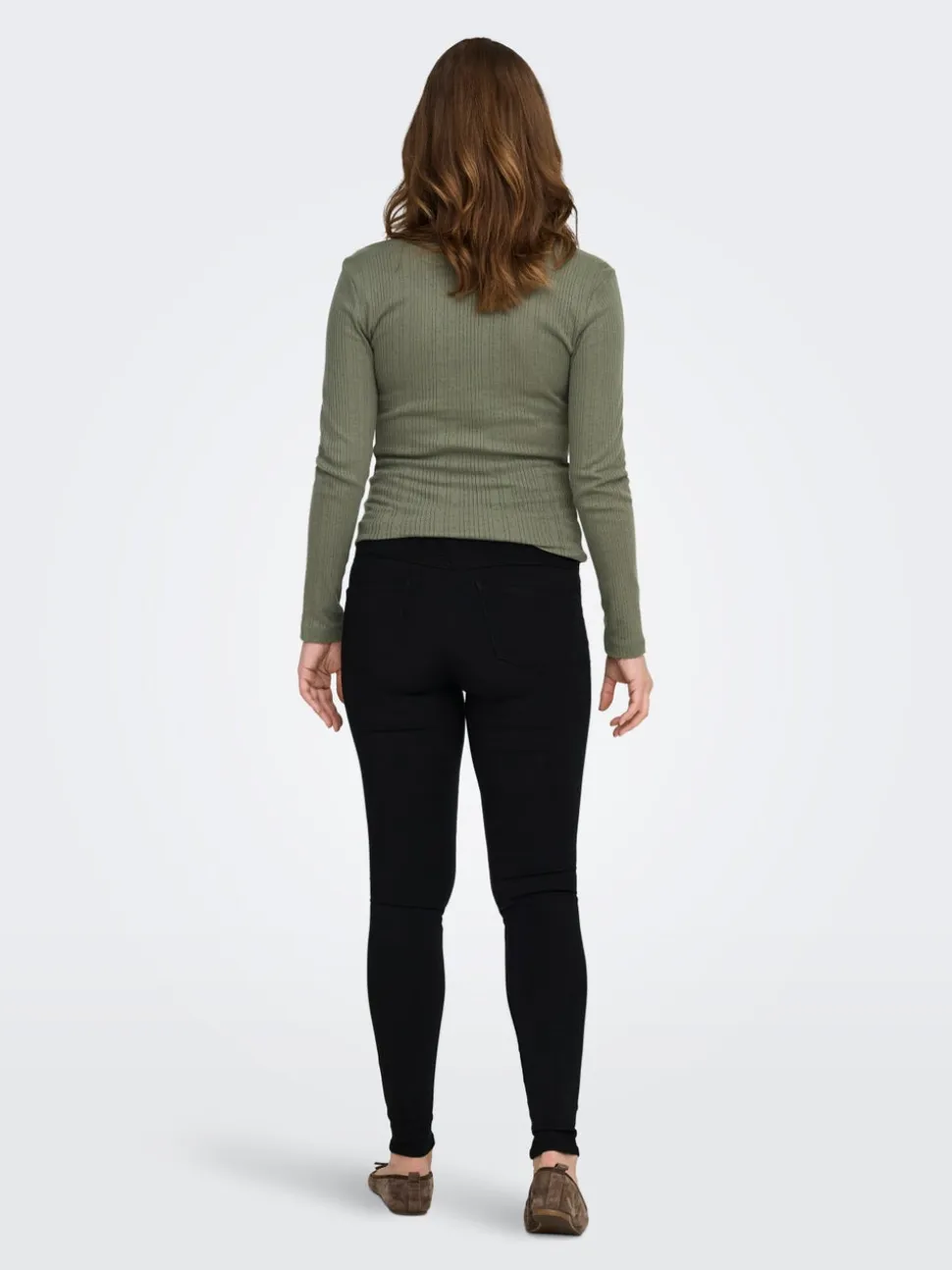 OLMRAIN Średnia talia Krój skinny Jeans