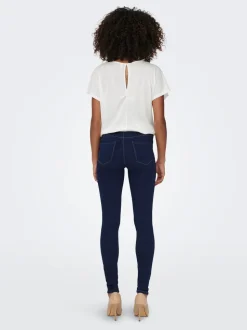 OLMRAIN Średnia talia Krój skinny Jeans
