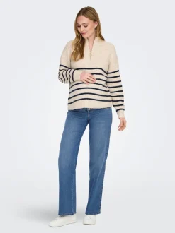 OLMSNOW Wysoka talia Krój wide leg Jeans