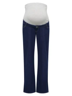 OLMSNOW Wysoka talia Krój wide leg Jeans