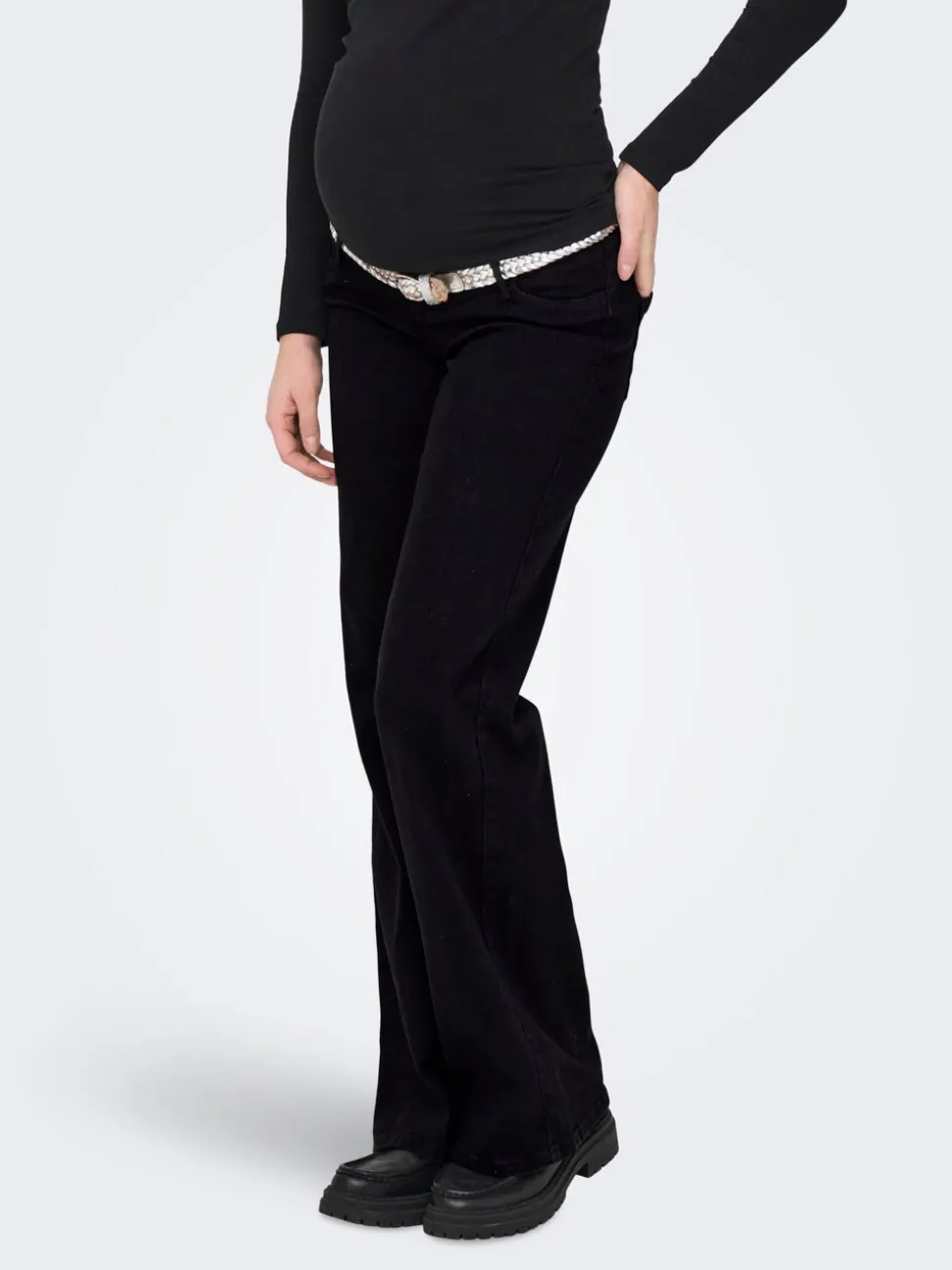 OLMSNOW Wysoka talia Krój wide leg Jeans