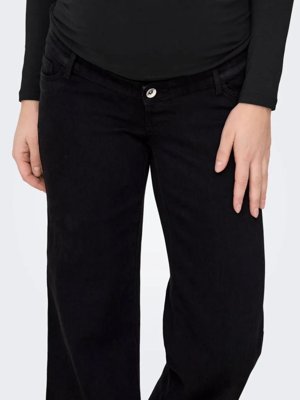 OLMSNOW Wysoka talia Krój wide leg Jeans