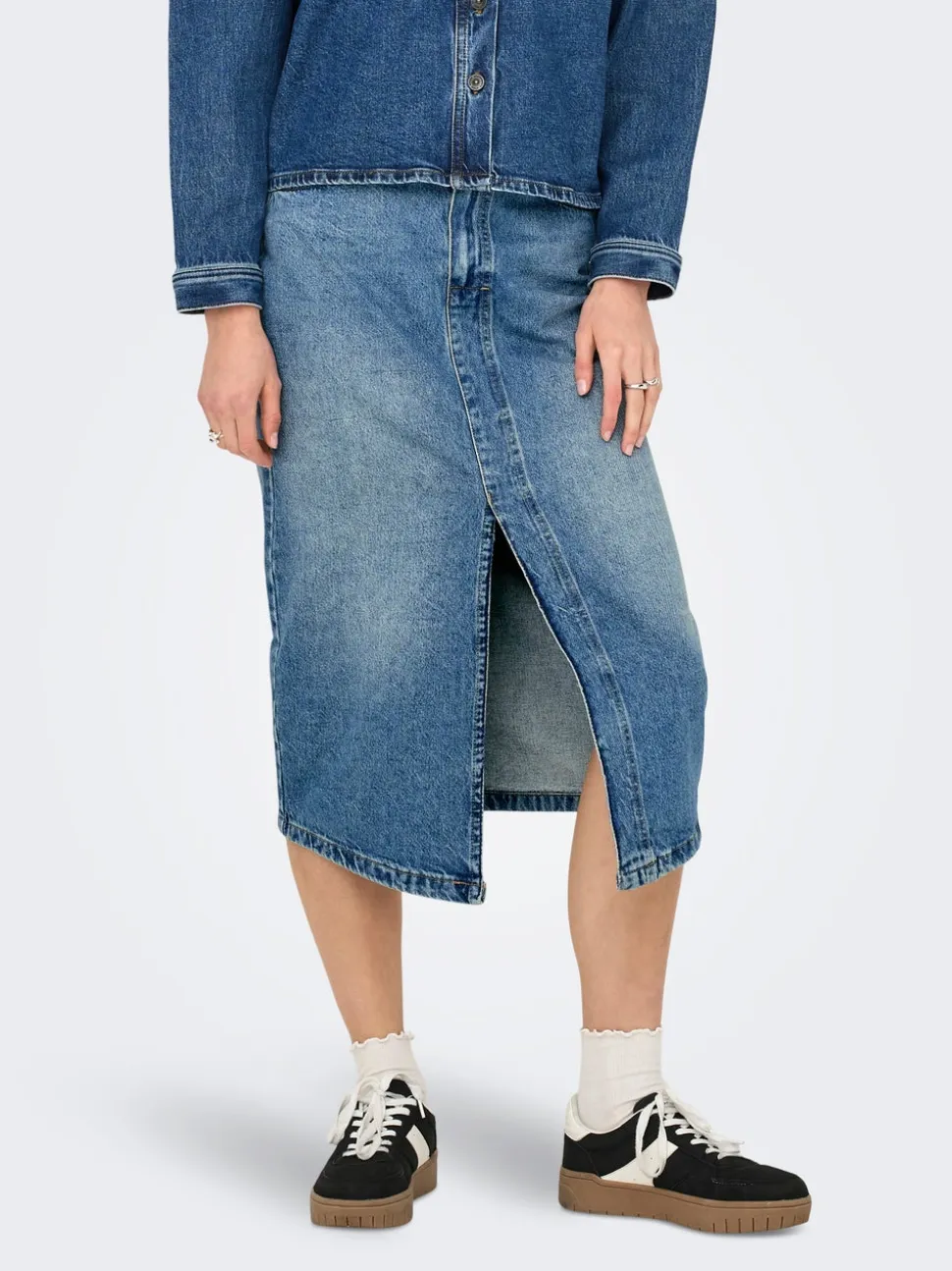 ONLENYA Jeans Spódnica jeansowa Spódnica midi
