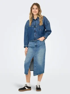 ONLENYA Jeans Spódnica jeansowa Spódnica midi