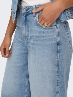 ONLHOPE Wysoka talia Krój cropped Długi Jeans