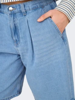 ONLIVY Krój wide leg Jeansowe szorty
