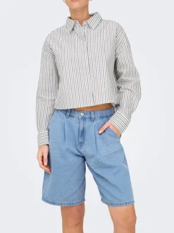 ONLIVY Krój wide leg Jeansowe szorty